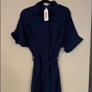 Navy blue dress